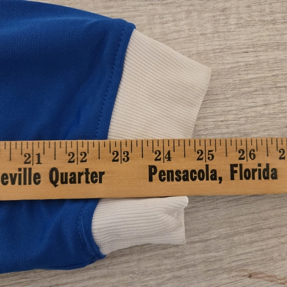 New York Mets MLB Stitches Embroidered Track Zip Up Jacket Mens Size XXL EUC Bas - Picture 6 of 6